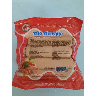 Xúc Xích đức HÔNG HÀ  500gr 10 cây (giao Hoả tốc tphcm)