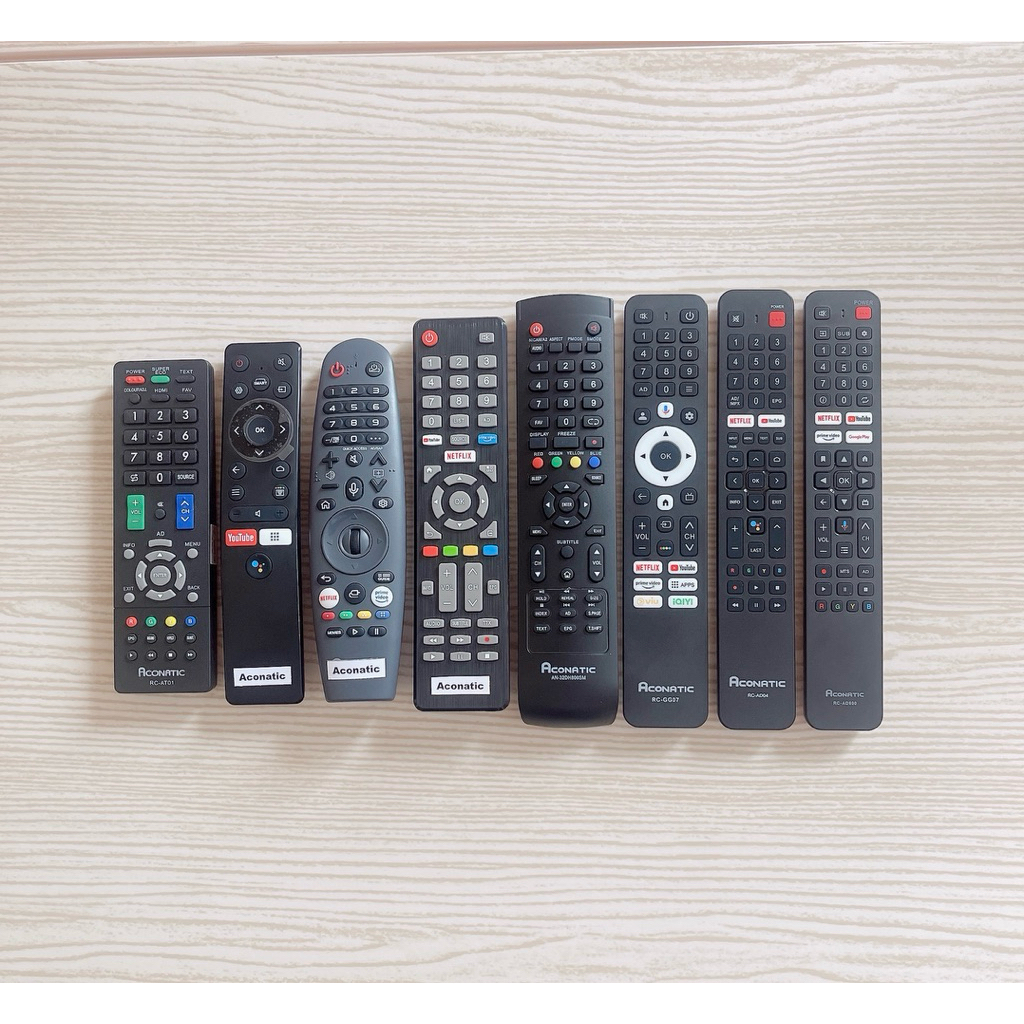 Điều khiển Tivi Aconatic hàng cao cấp( Dùng cho Tivi Aconatic có mẫu điều khiển như hình)