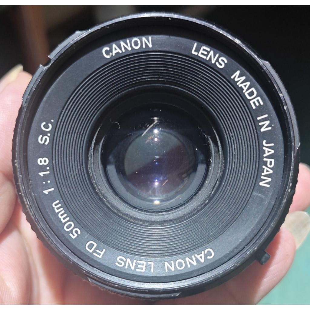 Lens Canon FD 50mm F1.8 S.C.