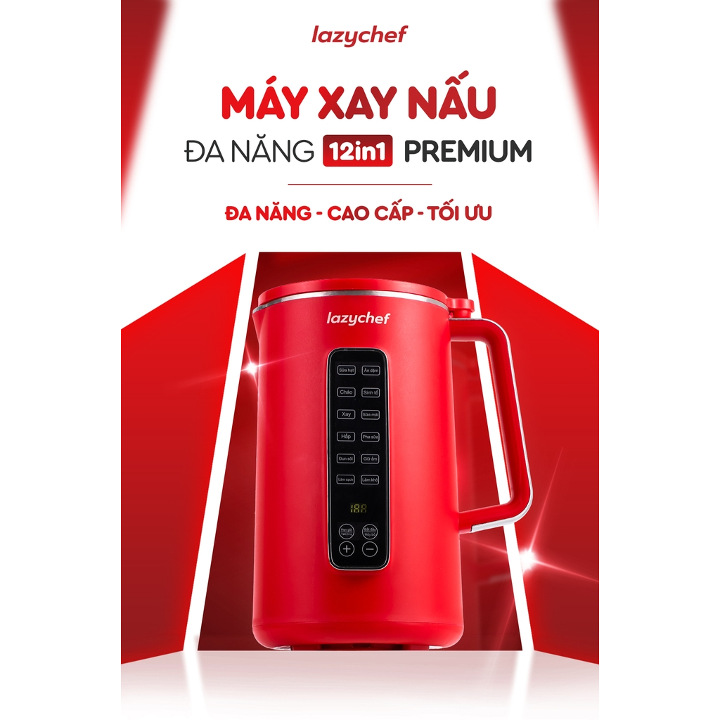 Máy Làm Sữa Hạt Lazychef 12in1 LC04SH PREMIUM