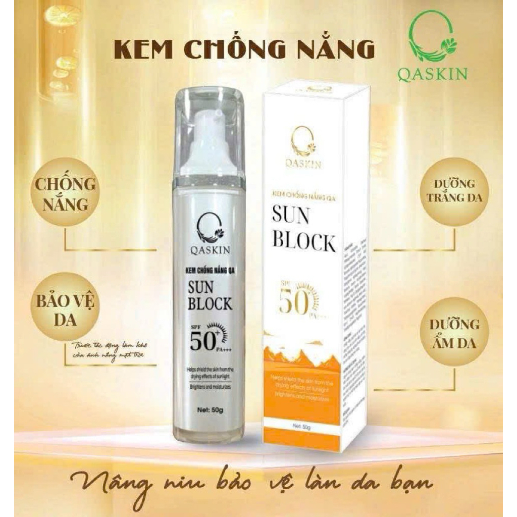 [CHÍNH HÃNG] Kem chống nắng Qaskin