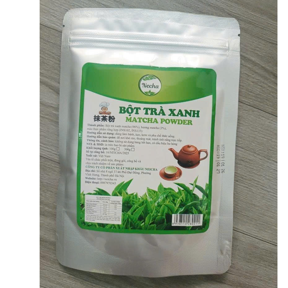 Bột trà xanh, Matcha Neicha (500g)  - mayshopcs3