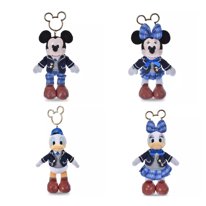[Direct from Japan] Disney Plush Keychain School Uniform Look Japan NEW Disney Store 319