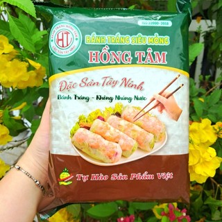 Bánh tráng siêu mỏng Hồng Tâm mỏng dẻo không cần nhúng nước - Đặc sản Tây Ninh