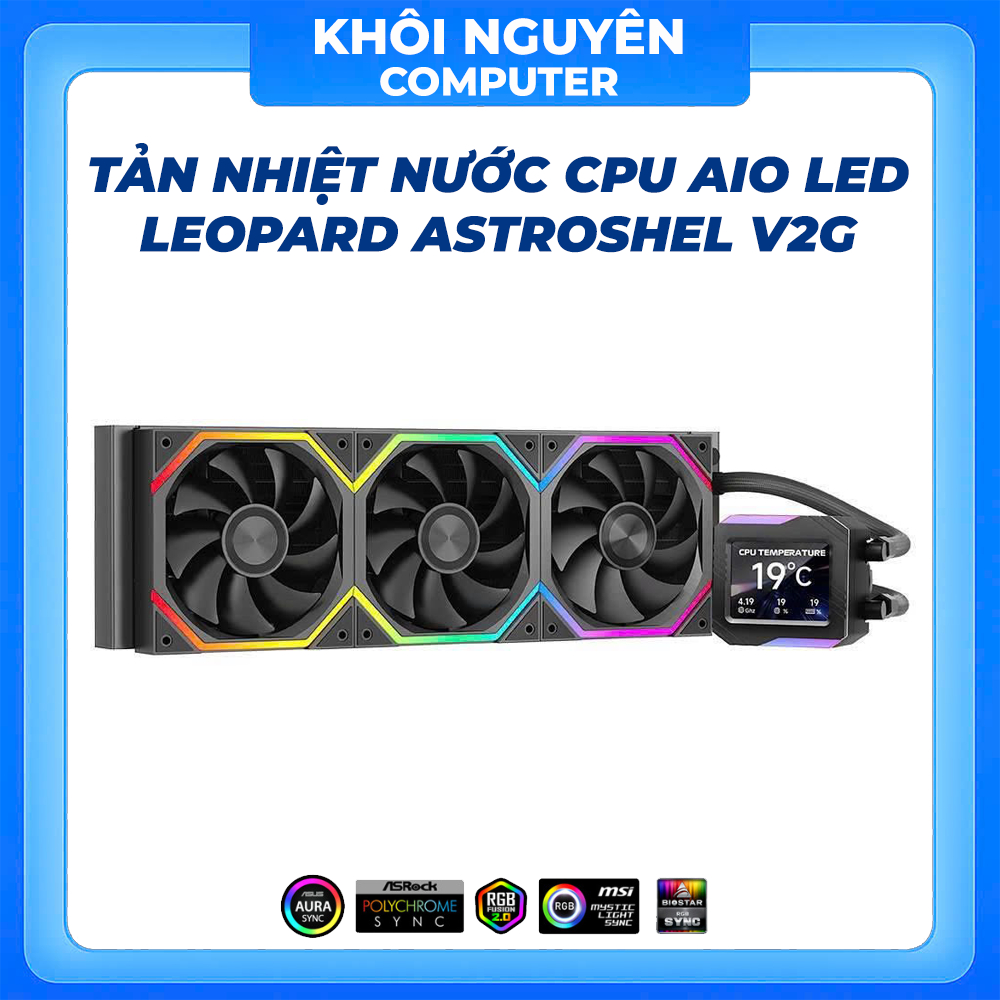 Tản Nhiệt Nước CPU AIO Jungle Leopard AstroShel 360 ARGB, Tản 360mm Hiệu Năng Cao, LED Đồng Bộ
