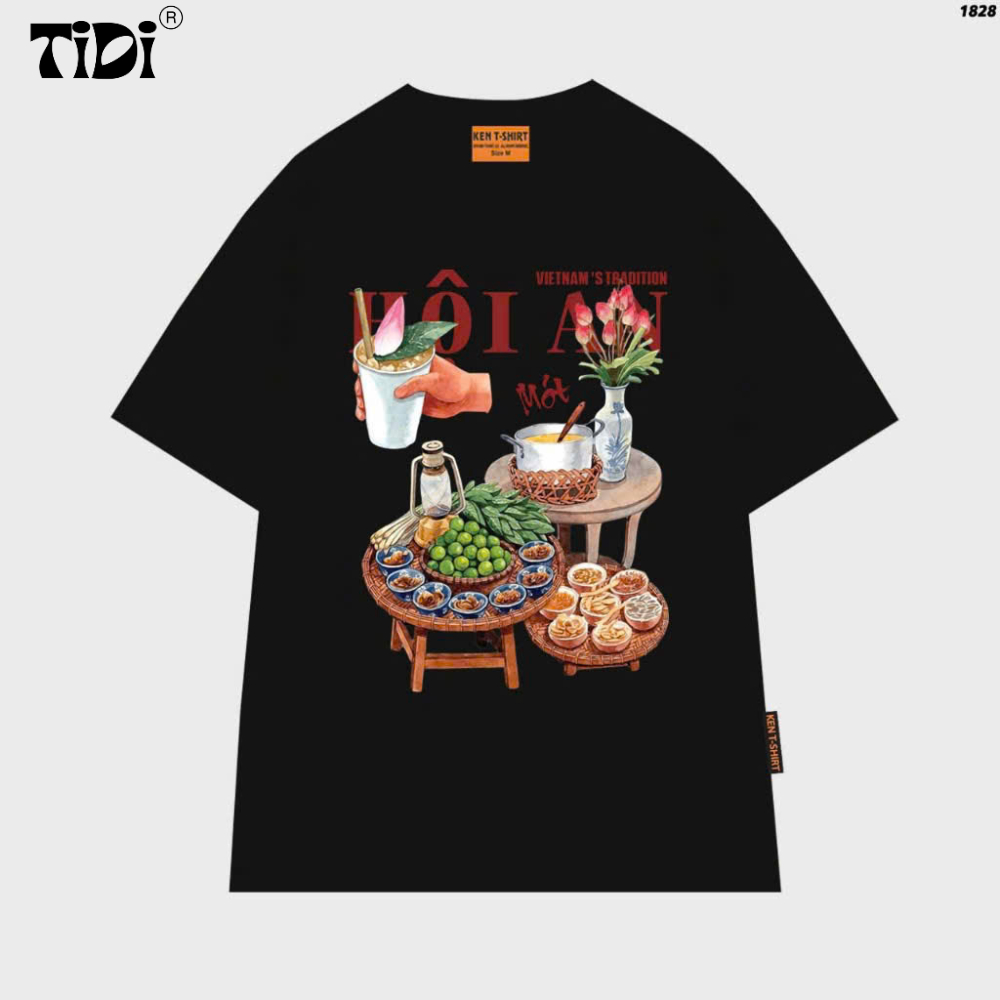 [TiDi_Store] Áo thun địa danh HỘI AN phông unisex nam nữ form rộng 1828