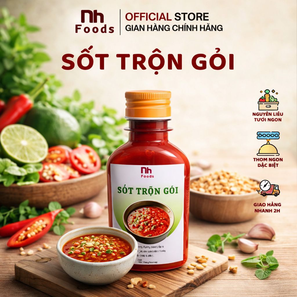 Sốt Trộn Gỏi Nh Food, Sốt Trộn Gỏi Đa Năng Như Trộn Gỏi Sứa, Tai Heo, Gà