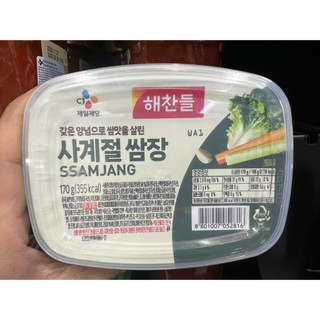 Tương trộn chấm thịt ăn liền hàn quốc 170g - 해찬들 쌈장
