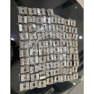 Bản lề tủ kính 1 cánh, không hít