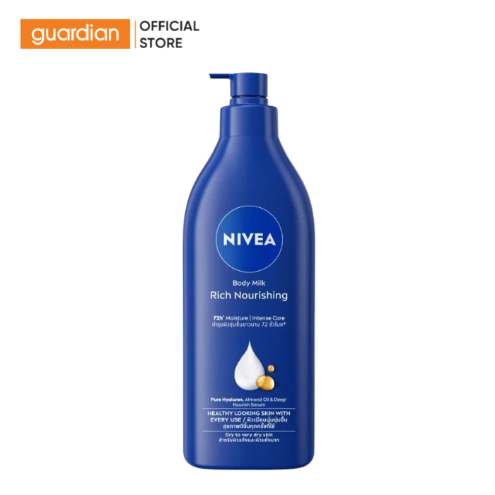 Sữa Dưỡng Thể Nivea Dưỡng Ẩm Chuyên Sâu Intensive Moisture 550ml