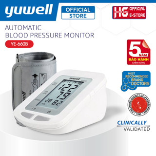 Máy Đo Huyết Áp Bắp Tay Yuwell YE660B | Đo Nhanh Cho Kết Quả Chuẩn Xác, Bộ Nhớ 74 Dữ Liệu Đo