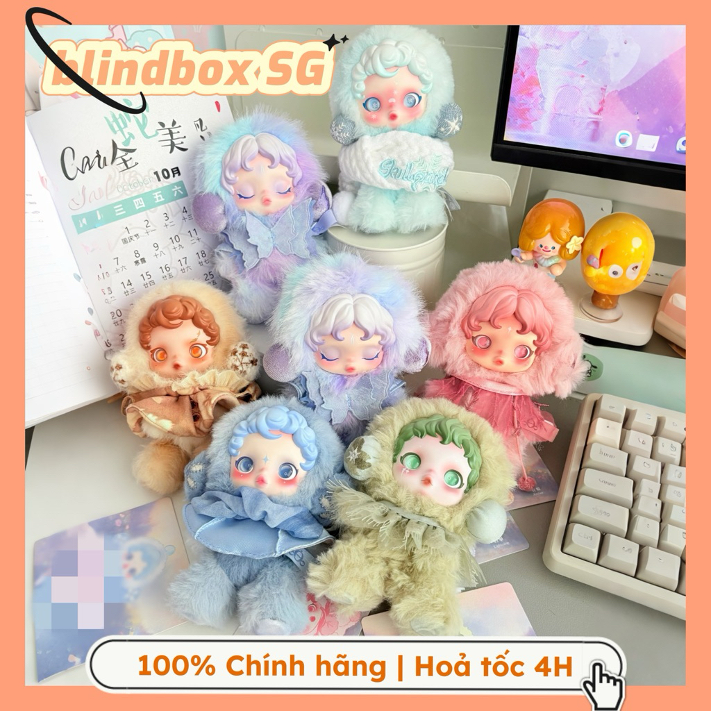 [CHÍNH HÃNG] Móc khóa Thú bông chính hãng PM SKULL PANDA L'impressionnisme túi mù BLINDBOX