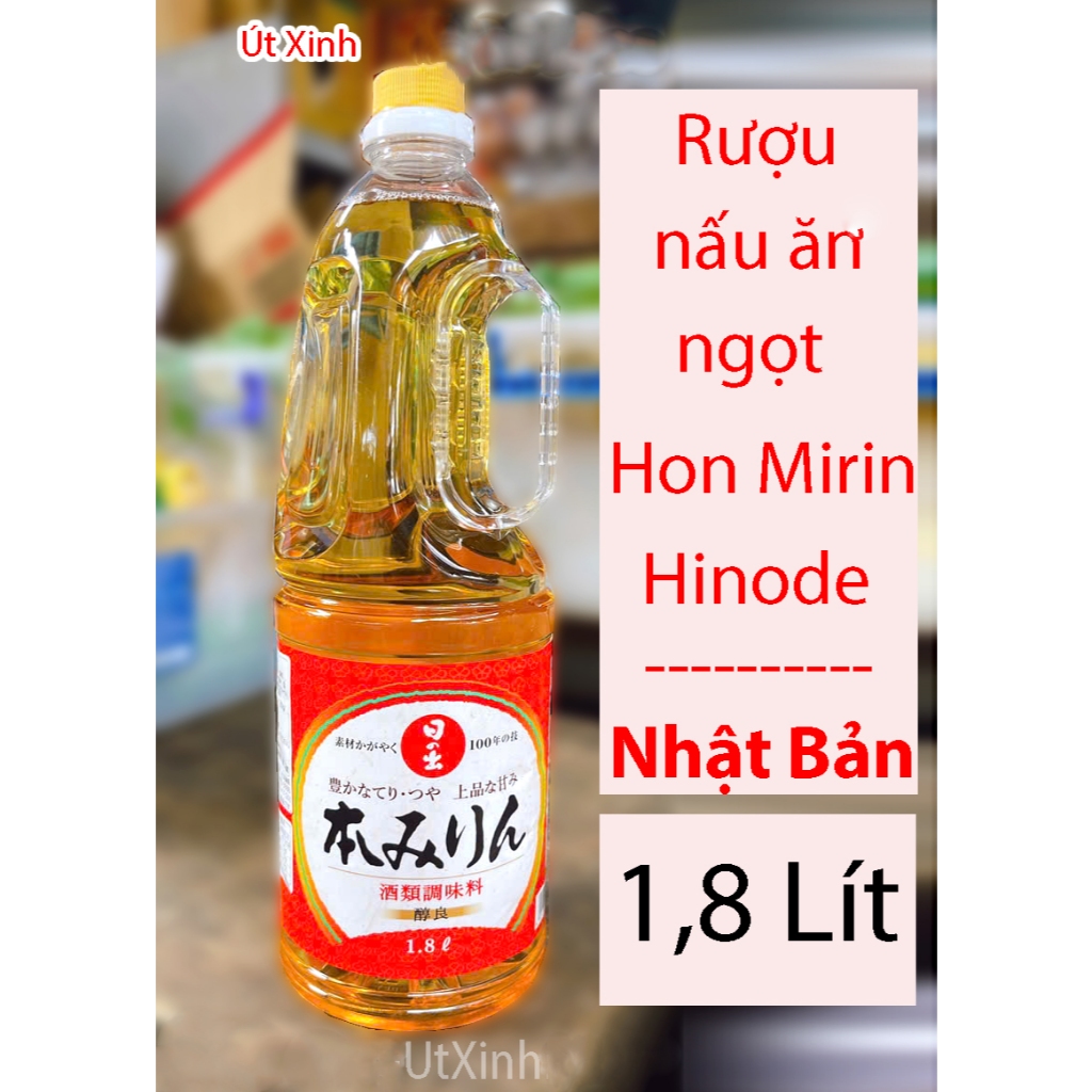 RƯỢU NẤU ĂN NGỌT NHẬT BẢN HON MIRIN 1,8 LÍT - HINODE TOKYO