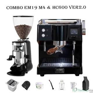 Combo máy pha cà phê EM19 M4 và máy xay HC600v2, Otto 65