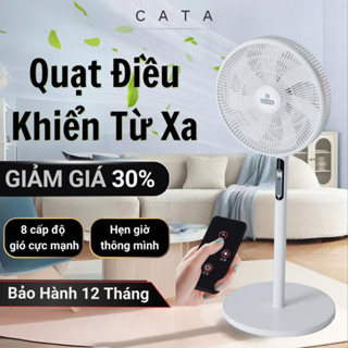 Quạt Gropa  Quạt cây đứng điều khiển từ xa góc xoay 120 độ 7 cánh - Bảo hành 12 tháng