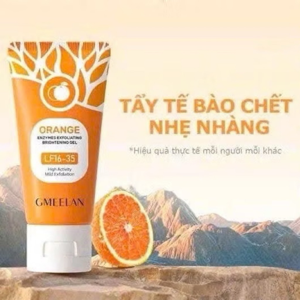 COMBO 2 & 3 TUÝP - Tẩy tế bào chết orange gmeelan 50ml màu cam9898