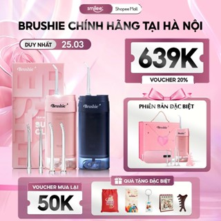 [GIÁ 615K LIVE SHOP] Tăm Nước Brushie Bản Cải Tiến Vệ Sinh Răng Miệng Cho Người Niềng Răng, Flossie Gấp Gọn Du Lịch, LIS
