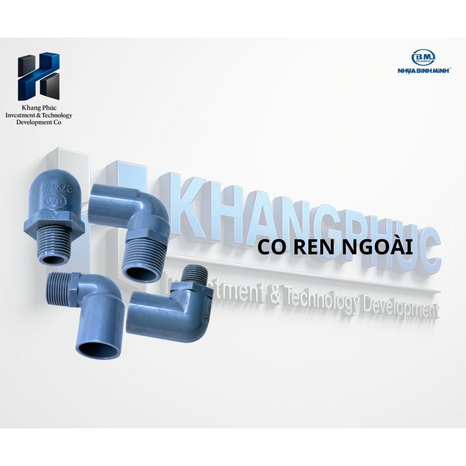 [BÌNH MINH] CO REN NGOÀI UPVC SIZE 34MM