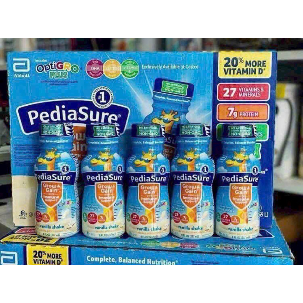 [10/2026]Sữa Pediasure pha sẵn chai 237ml - Hàng Mỹ