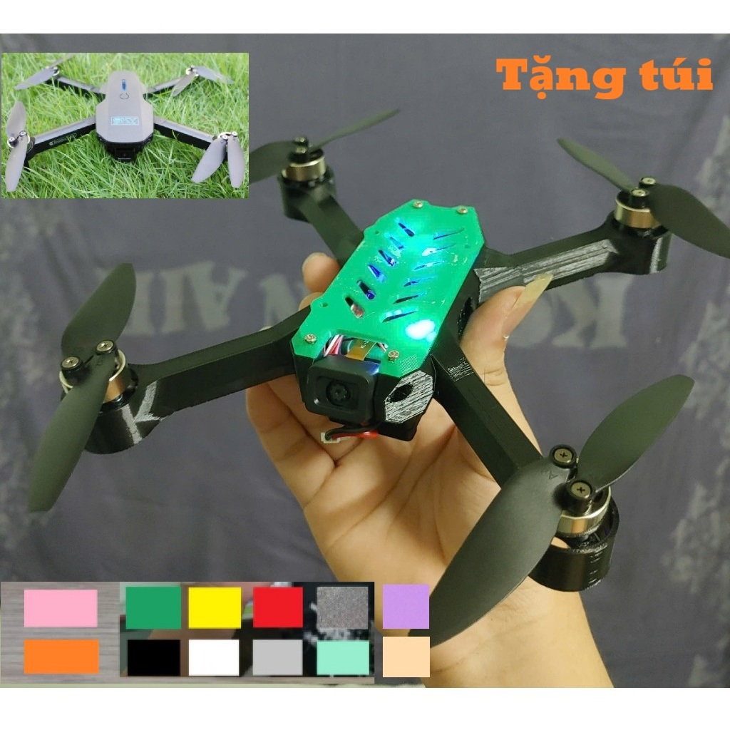 [Tặng túi] Khung KIT Drone Goblin Pro FPV thay thế cho E88MAX, F198 ,..và các drone brushless giá rẻ