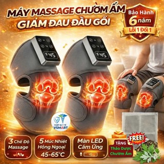 Máy Massage Đầu Gối Z319 Giảm Đau Nhức Xương Khớp, Đai Quấn Nóng Đầu Gối Chườm Nóng Nhiệt Hồng Ngoại Thư Giãn