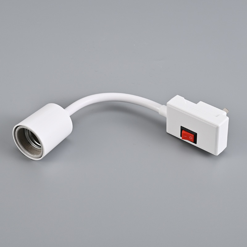 [Top Value] Đui đèn sứ E27 có công tắc bật tắt chịu nhiệt tốt dùng cho bóng đèn sưởi HT SHOP DN007