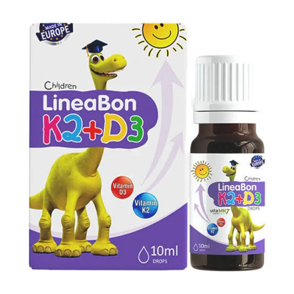🔥 K2 + D3 LINEABON TÍM CHO BÉ – VITAMIN D3 K2 MK7 HẤP THU CANXI, TĂNG CHIỀU CAO 🔥