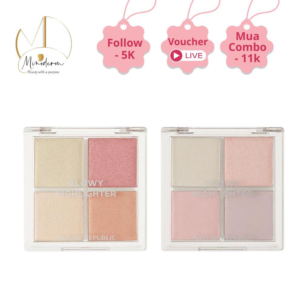 Phấn bắt sáng Nature Republic Glowy Highlighter 12.8g