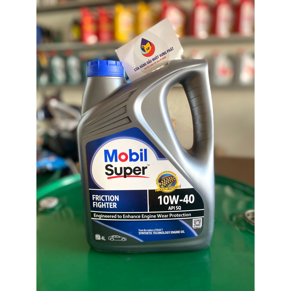 Dầu nhớt Mobil Super Friction Fighter 10W40 4L