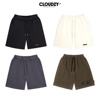 Quần đùi nam nữ nỉ cao cấp cotton form rộng mềm mịn unisex ống rộng cạp cao bigsize CLOUDZY QS TRƠN