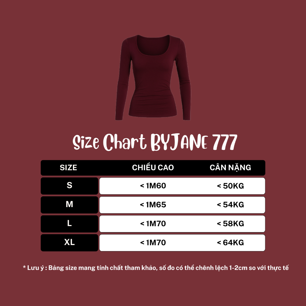 (XẢ KHO) Áo Thun Nữ Dài Tay Cổ Vuông Ôm Body Chất Cotton Co Giãn 4 Chiều Mềm Mịn Tôn Dáng Basic Sang Trọng BYJANE – 777 | BigBuy360 - bigbuy360.vn