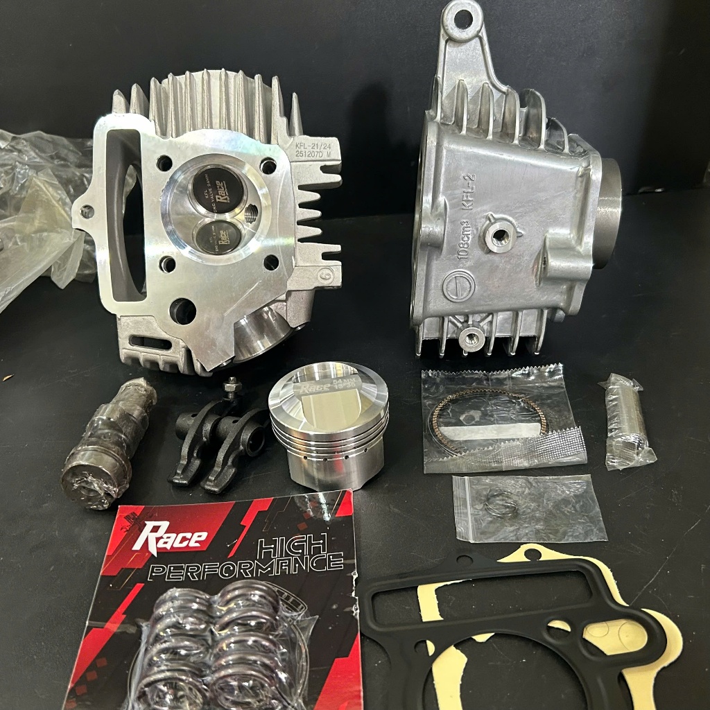 FULL Bộ đầu lòng Wave Trái 54mm dài 78 ( Đầu Lòng Xupap 21 24 Cam Cò Lò Xo Đầu ) cho wave dream cup 