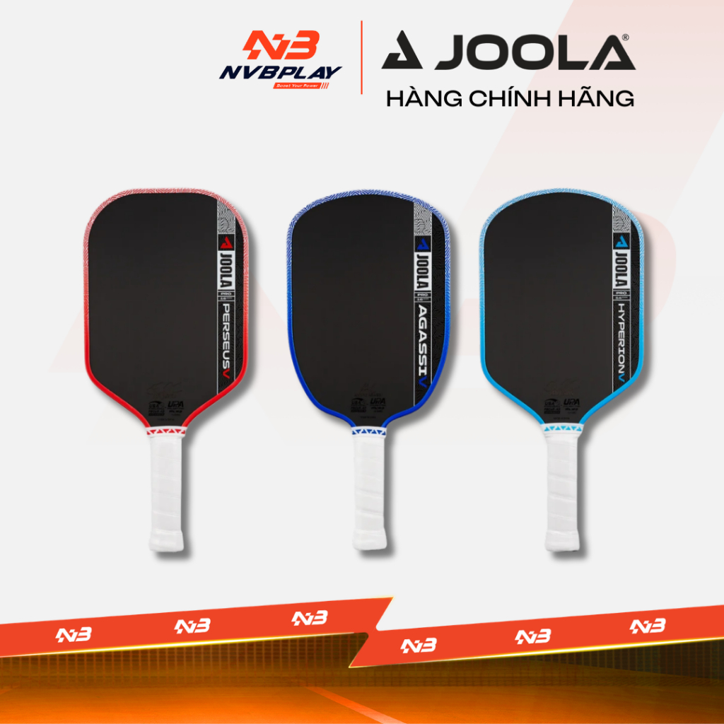 Vợt Pickleball JOOLA Pro V Perseus/Hyperion/Agassi - 14mm/16mm - Hàng Chính Hãng