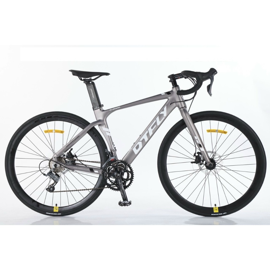 Xe Đạp Road DTFLY R2000 Khung Nhôm Siêu Nhẹ 6061 Không Mối Hàn, Full Bộ Shimano CLARIS Cao Cấp,Phanh