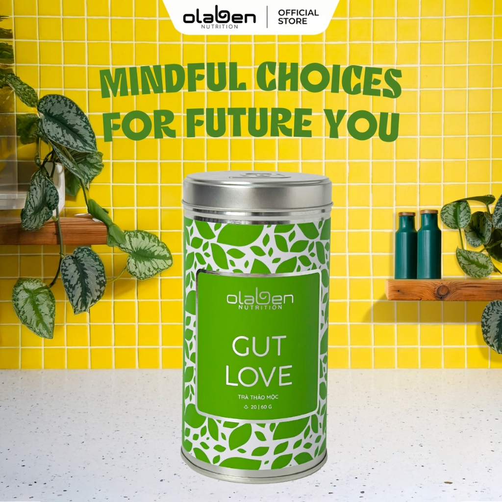 Hộp Trà Thảo Mộc Từ Thiên Nhiên OLABEN NUTRITION - Gut Love Tea