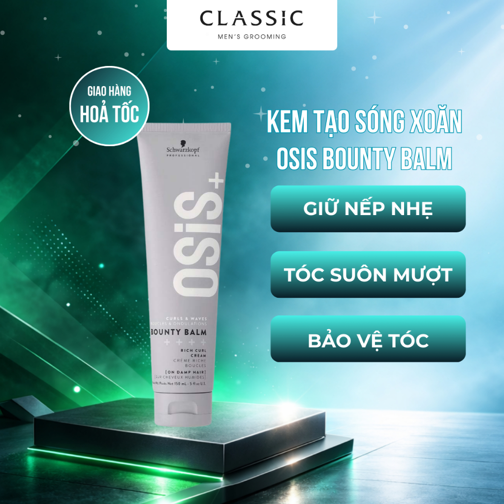 Kem tạo lọn và sóng xoăn mềm mượt OSiS Bounty Balm 150ml