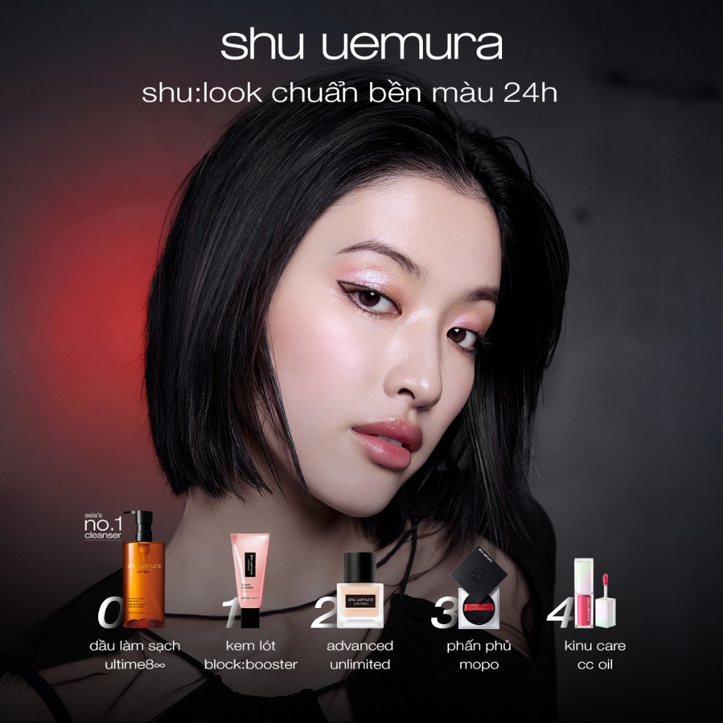 [mới] kem lót khóa nền 24h, nâng tông và chống nắng 3-trong-1 shu uemura block:booster charged up | BigBuy360 - bigbuy360.vn
