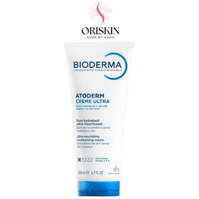 Bioderma Kem dưỡng ẩm và nuôi dưỡng da dành cho da khô đến rất khô Atoderm Creme Ultra 200ml