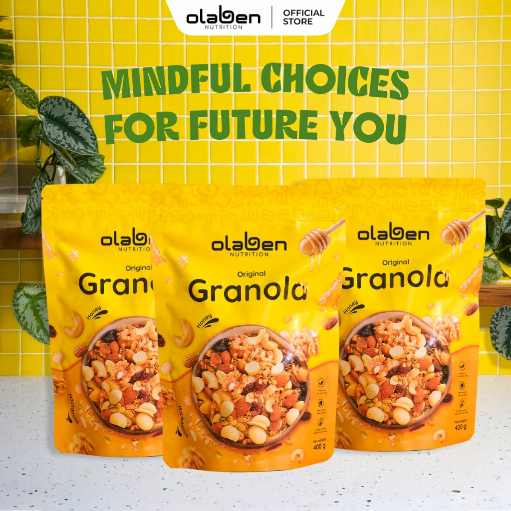 COMBO 3 SẢN PHẨM - Founder’s Favorites Pack - Combo 3 Túi 400gr Granola Siêu Hạt Cao Cấp Vị Vanila Truyền Thống