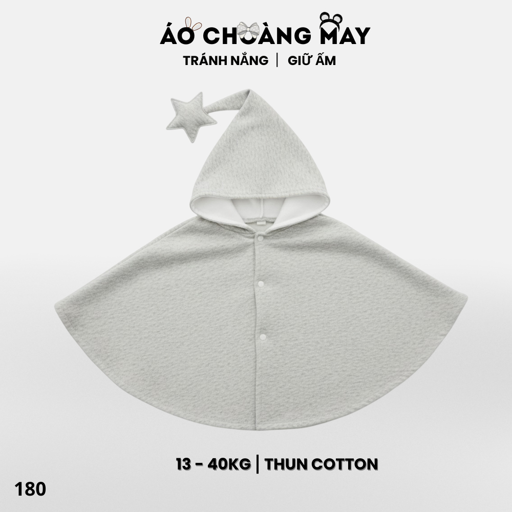 Dài Áo Phũ Nữa Người Bé / Áo Khoác Choàng Cho Bé Trai Và Gái