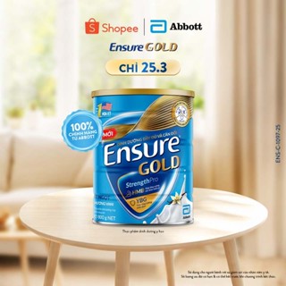 Sữa bột Ensure Gold Abbott hương vani ít ngọt 800g