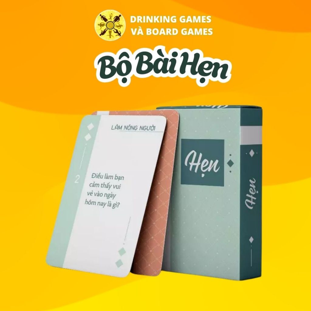 Bộ Bài Hẹn 50 Lá Cặp Đôi Giấy Cứng Tìm Hiểu Hẹn Hò Gắn Kết Tình Cảm Drinking And Board Game