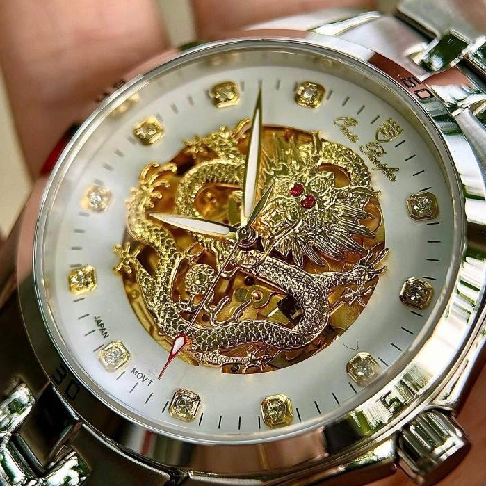 Đồng Hồ Nam Oasis Pacifier OP Automatic Mặt Rồng 3D Sang - Đẹp cho quý ông