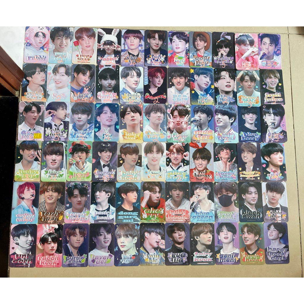 Postcard, Pola, Ticket, Card des...Đồ Fan Des BTS