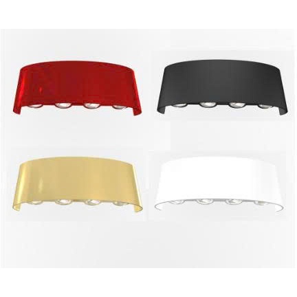 Đèn LED gắn tường trang trí Rạng Đông GT18.4M 8W hắt sáng 2 phía