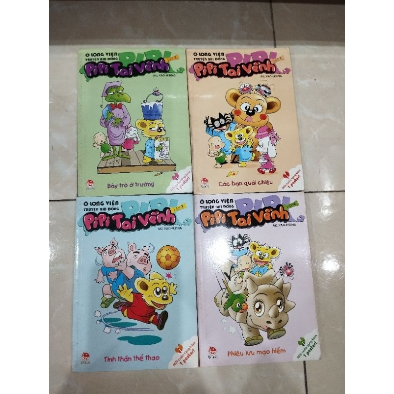 Truyện Ô long viện - Pipi tai vểnh - Trọn bộ 4 tập - NXB Kim Đồng