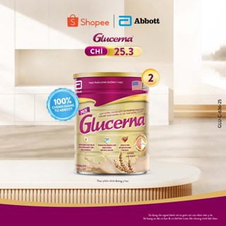Combo 2 Sữa bột Glucerna hương lúa mạch 800g dành cho người bị tiểu đường