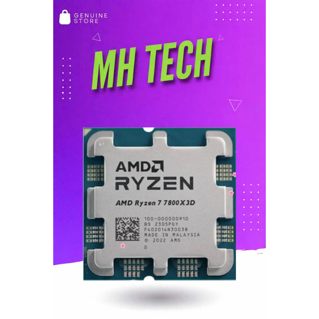 Bộ vi xử lý AMD Ryzen 7 7800X3D TRAY 8 nhân 16 luồng