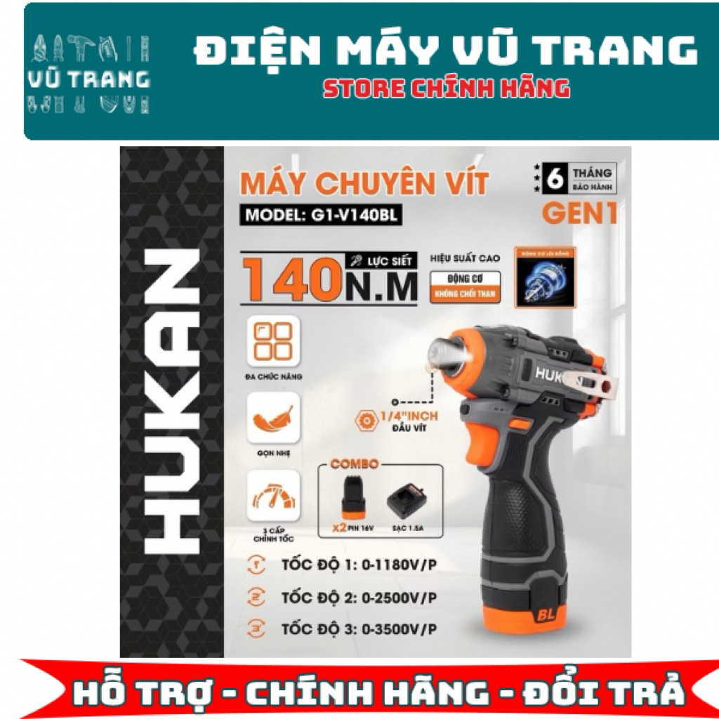 Máy Chuyên Vít Búa (GEN 1) G1-V140BL