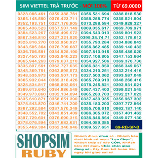 Sim Viettel 5G, Chưa Kích hoạt, Tự Đăng Ký Chính chủ Qua My Viettel Tại Nhà.Làm esim Dễ Dàng. sim có sẵn gói cước Tomato